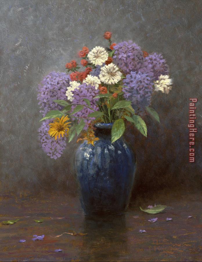 Thomas Kinkade Lilac Bouquet